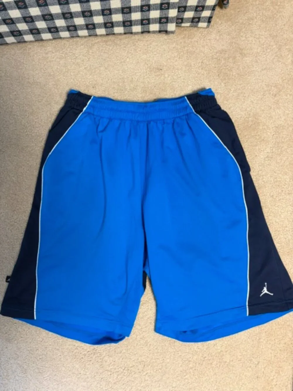 Mens Jordan Dri Fit athletic shorts size extra large XL royal blue